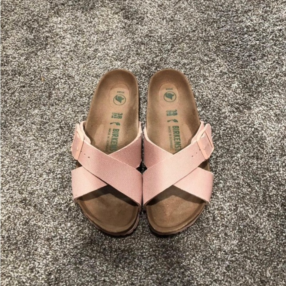 Birkenstock pink sandals